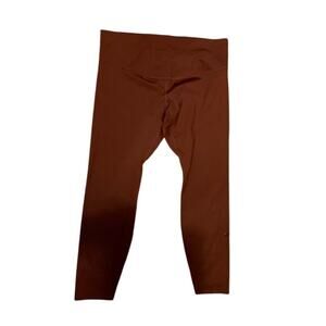 Nike Leggings Women 1X Brown Maroon NWT